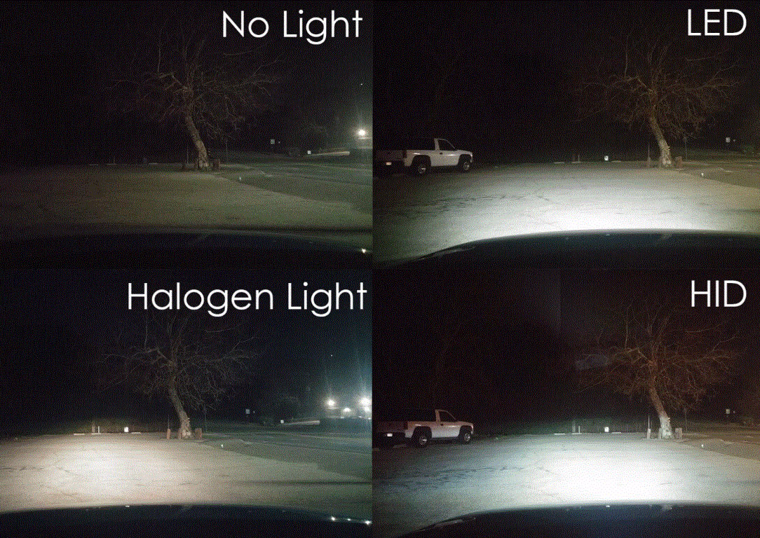 halogen led hid headlights quality comparison